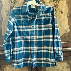 Boys Gap Organic Flannel Top m